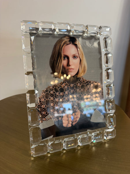 Crystal Diamond Grid 4x6 Frame