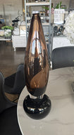 Chocolate Glass Vase, Small