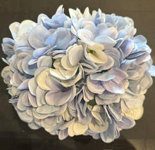 Blue Hydrangea in Glass Vase-Small