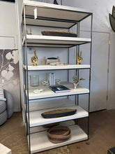 BRAXTON ETAGERE-RUSTIC OAK