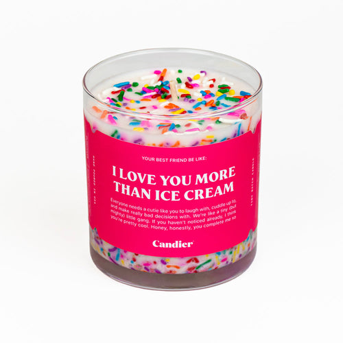 I LOVE YOU MORE THAN ICE CREAM CANDLE