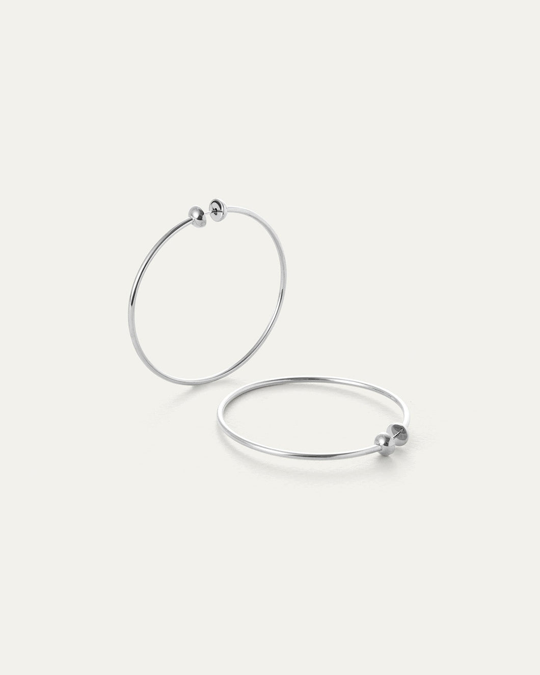 Icon Silver Hoop-Medium