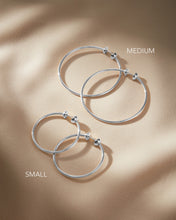 Icon Silver Hoop-Medium
