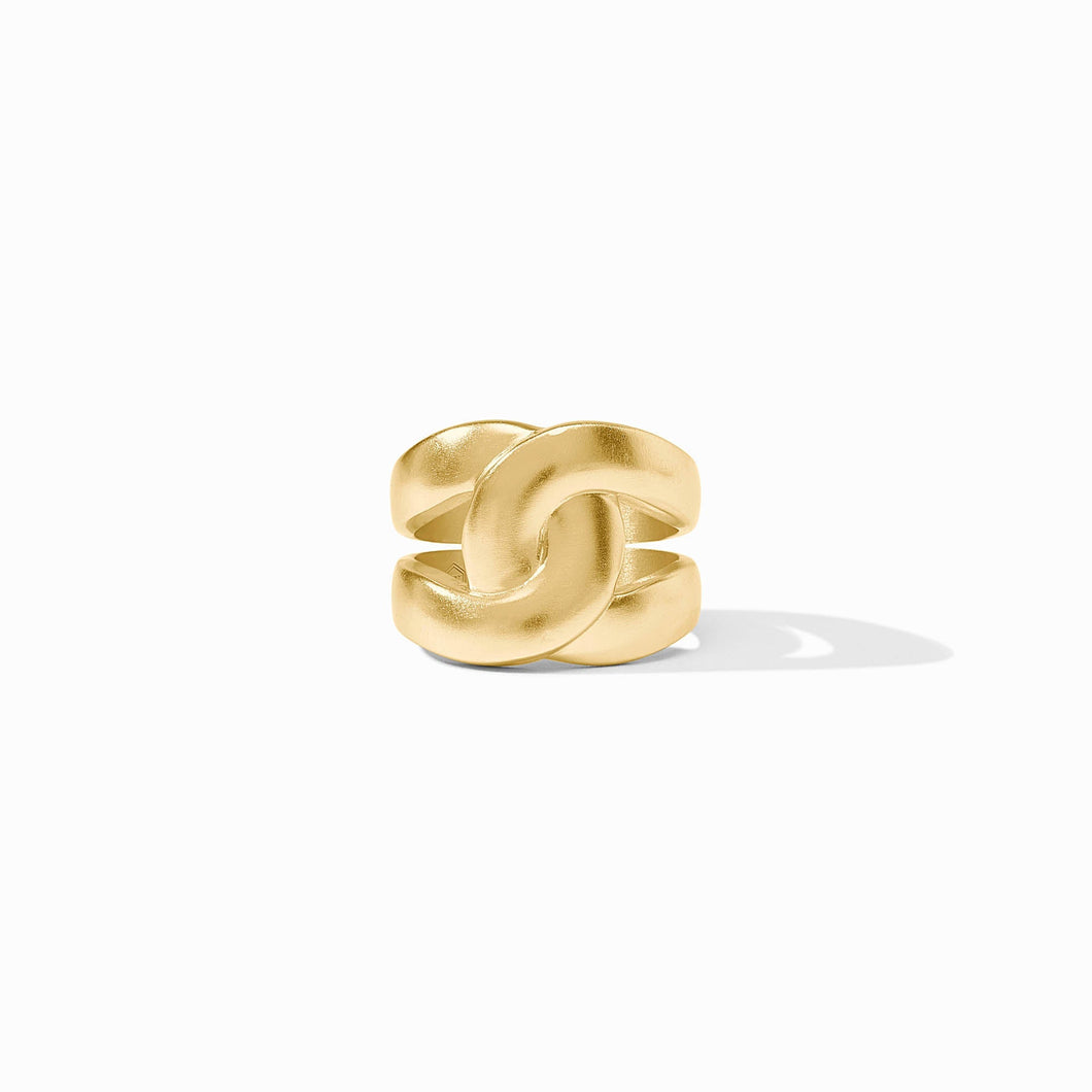 Infinity Rainbow Gold Ring