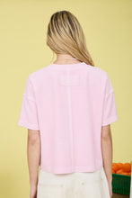 Ribbed Short Sleeve Knit Top