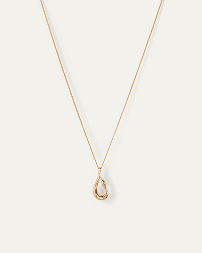 Mini Egret Gold Pendant Necklace