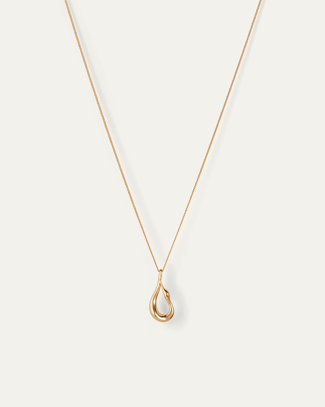 Mini Egret Gold Pendant Necklace