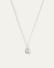 Mini Egret Silver Pendant Necklace