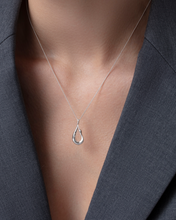 Mini Egret Silver Pendant Necklace