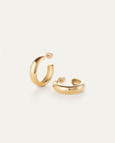 Staple Gold Hoop-Medium