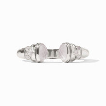 Cannes Silver Cuff-Clear Crystal