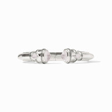 Cannes Silver Demi Cuff-Clear Crystal