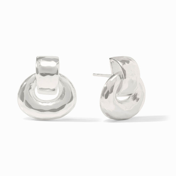 Avalon Demi Doorknocker Silver Earring
