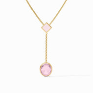 Jolie Rose Lariat Gold Necklace