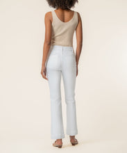 Kelsey White High Rise Flare Pant
