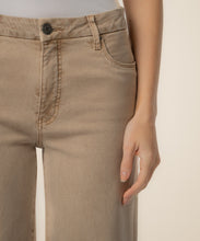 Meg Chai High Rise Raw Hem Wide Leg Jean