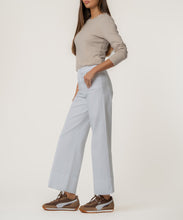 Meg Optic White High Rise Wide Hem Wide Leg Jean