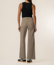 Meg Milk Tea High Rise Side Panel Wide Leg Jean