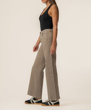 Meg Milk Tea High Rise Side Panel Wide Leg Jean