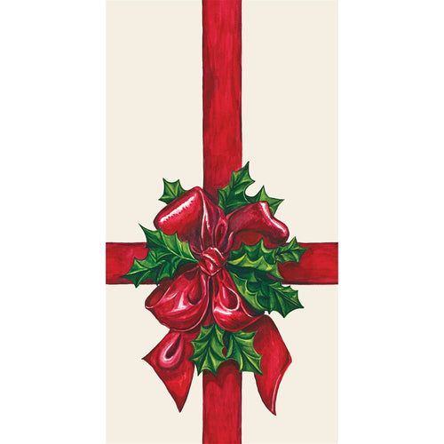 CHRISTMAS PRESENT GUEST NAPKIN