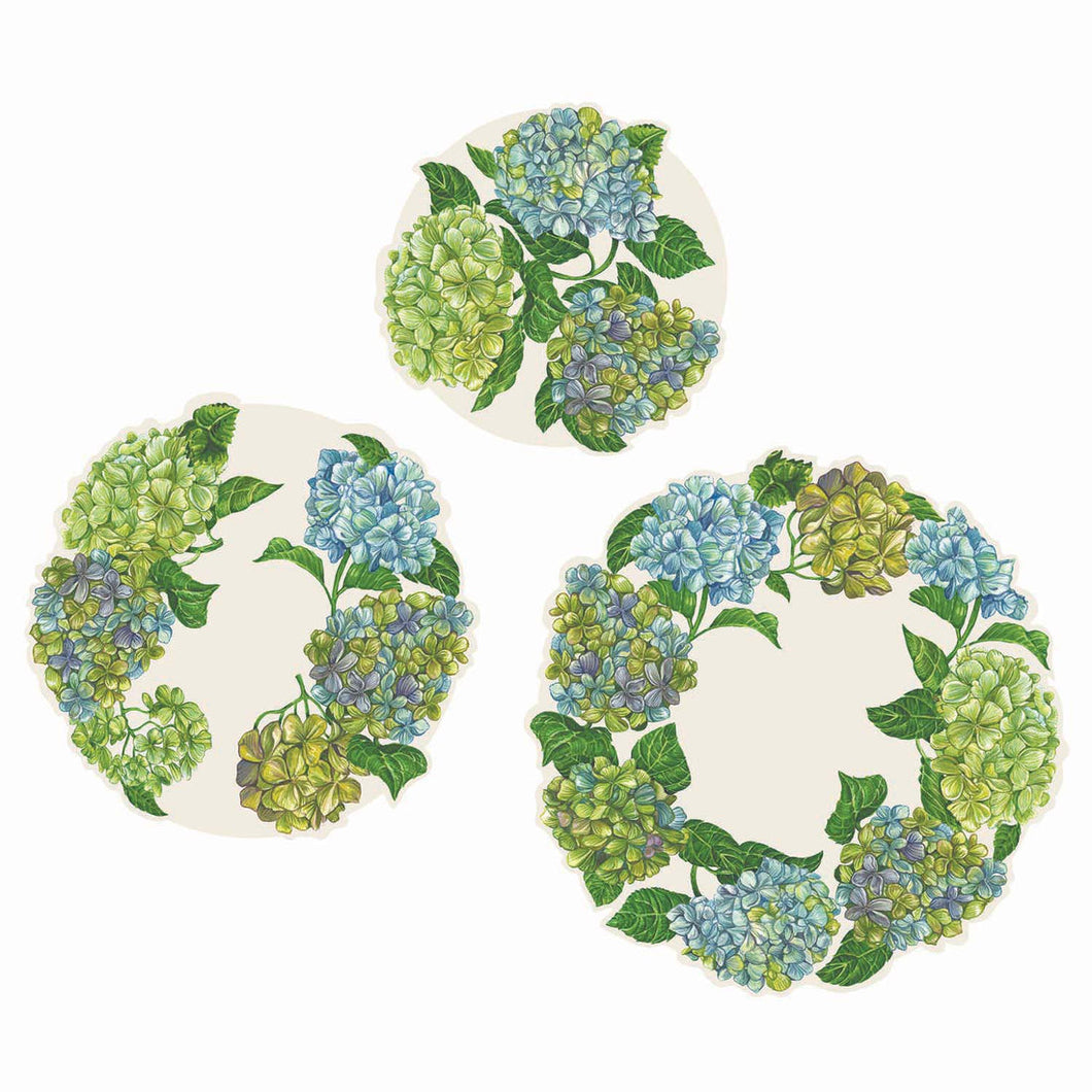 Hydrangea Serving Papers 12pk