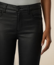 Kelly Matte Black High Rise Kick Flare Jean