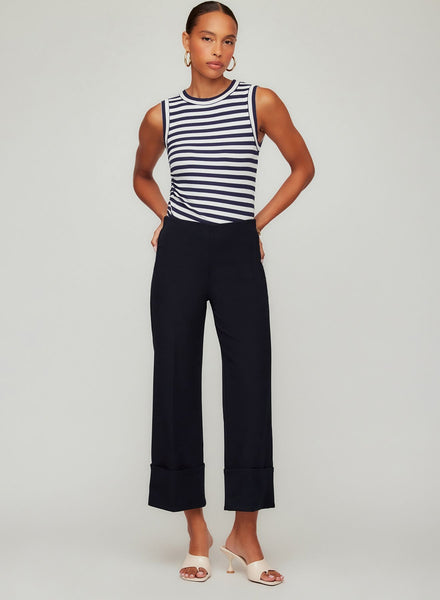 Regina Cuff Cropped Pant