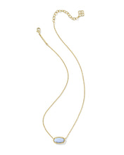 Elisa Pendant Necklace-Varigated Light Blue