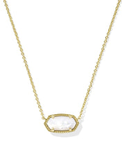 Grayson Stone Pendant Necklace-Mother of Pearl