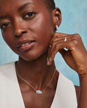 Elisa Pendant Necklace-Varigated Light Blue