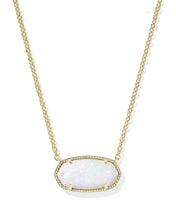 Elisa Kyocera Opal Statement Short Pendant Necklace