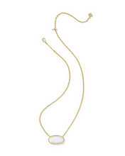 Elisa Kyocera Opal Statement Short Pendant Necklace