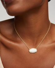 Elisa Kyocera Opal Statement Short Pendant Necklace