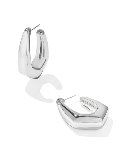 Kaia Small Silver Hoop Earring