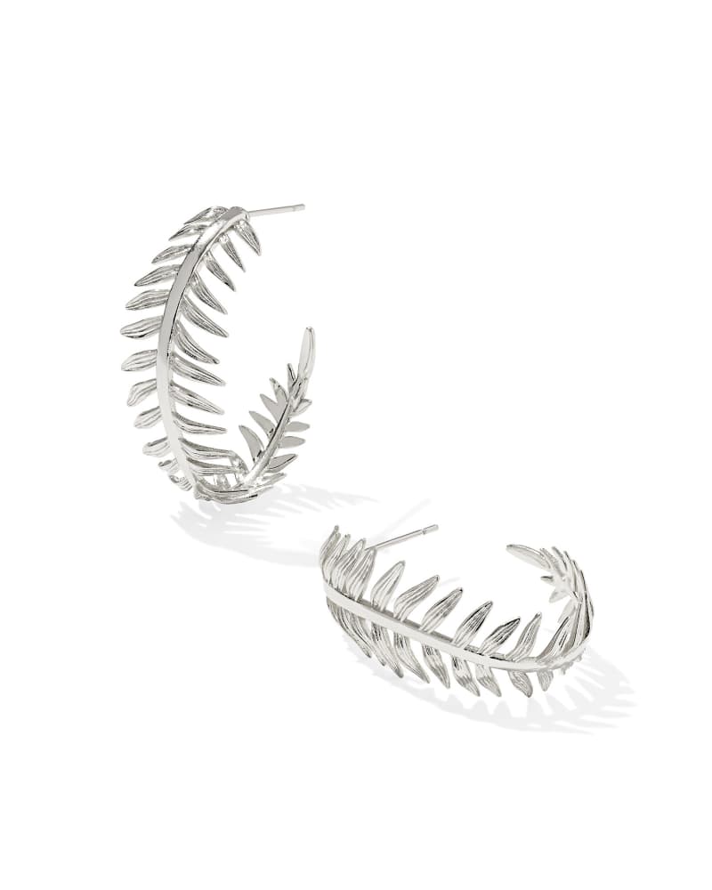 Kayla Silver Hoop Earring