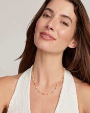 Sierra Star Red White Blue Gold Strand Necklace