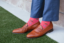 Coral Ash Green Golf Cart Mid Calf Sock