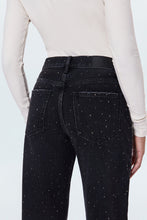Lexi Silver Screen Mid Rise Bowed Straight Jean