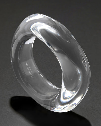 Liquid Lucite Wave Bangle-Small