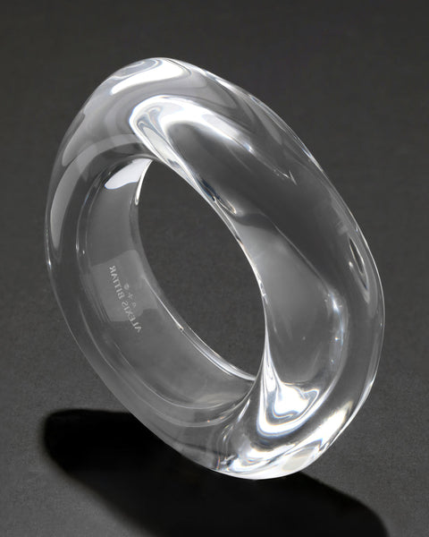 Liquid Lucite Wave Bangle-Small