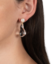 Liquid Lucite Freshwater Pearl Drop Earring