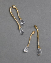 Lucite Front Back Double Drop Earring