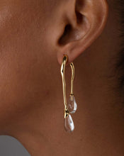 Lucite Front Back Double Drop Earring