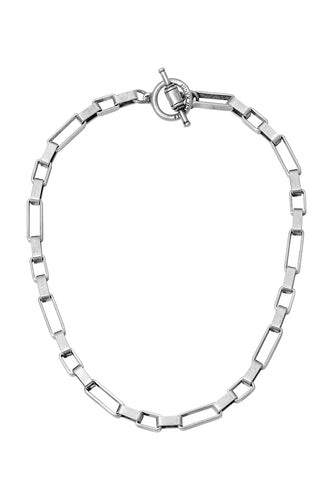 Sterling Silver Plated Chain Necklace
