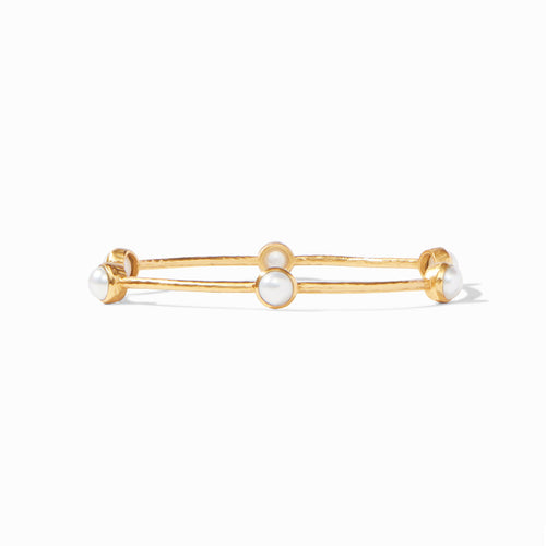 Milano Luxe Pearl Bangle - Medium