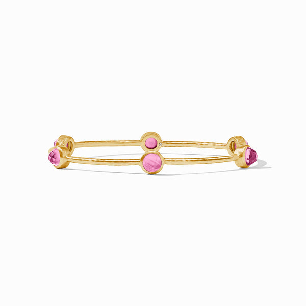 Milano Tourmaline Pink Luxe Bangle-Medium