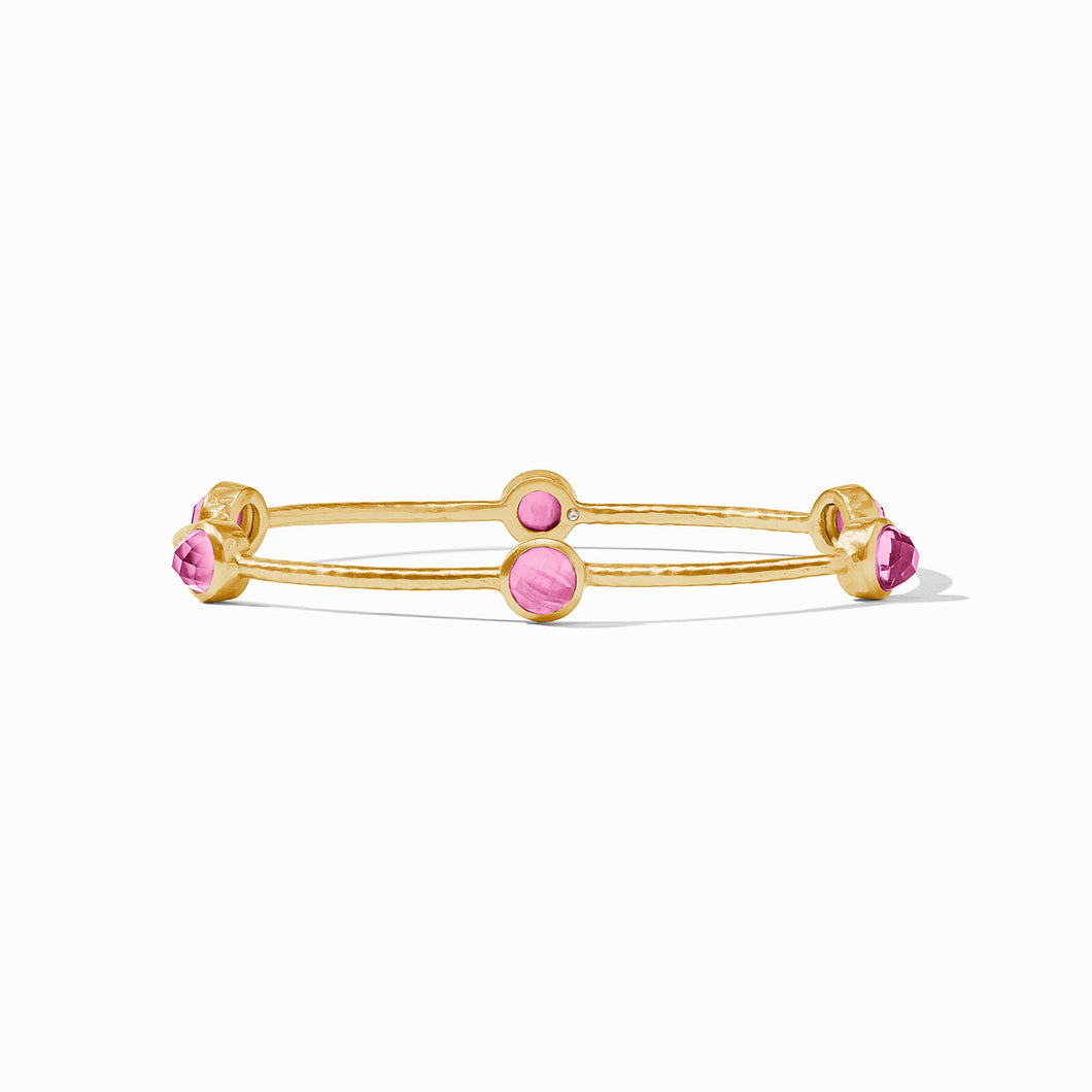 Milano Tourmaline Pink Luxe Bangle-Medium