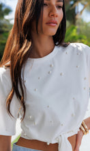 Miles Pearl Tie Top