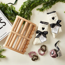 Black Trim Black Heart Cozy Socks