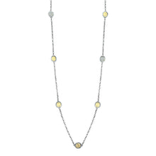 Mini Vintage Silver Pavia Station Necklace